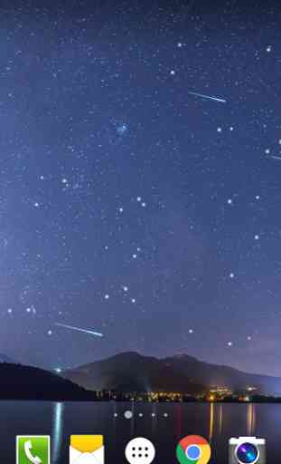 Meteors Sky Live Wallpaper HD 2