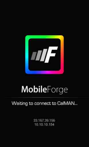MobileForge for CalMAN 1