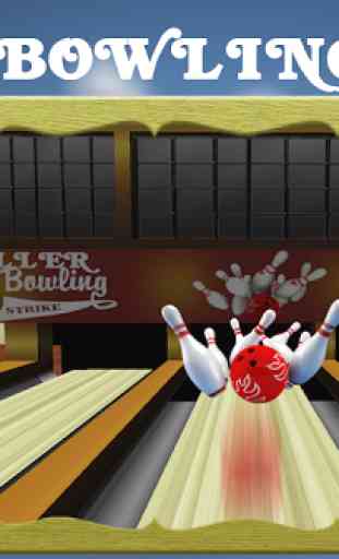 Rouleau Strike au bowling 3D 2