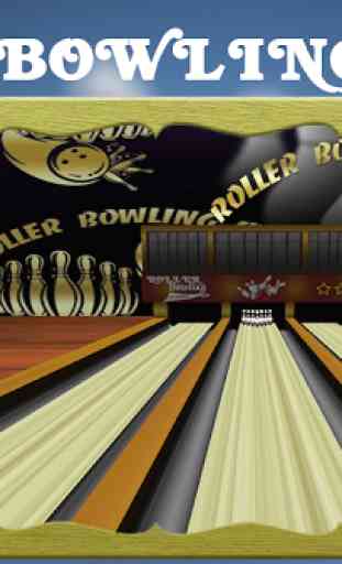 Rouleau Strike au bowling 3D 4