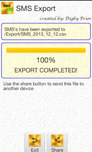 SMS Export 2