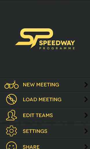 Speedway Programme 1