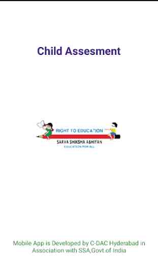 SSA Child Assessment English 1