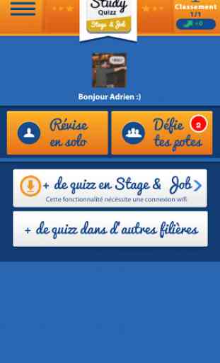 Stage and Job Study Quizz 1