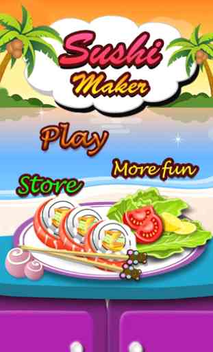Sushi maker Game de cuisson 1