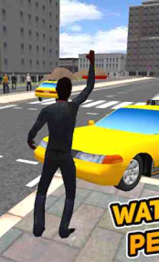 Taxi Driver Duty Ville jeu 3D 2