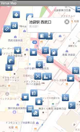 Venue Map for foursquare 1