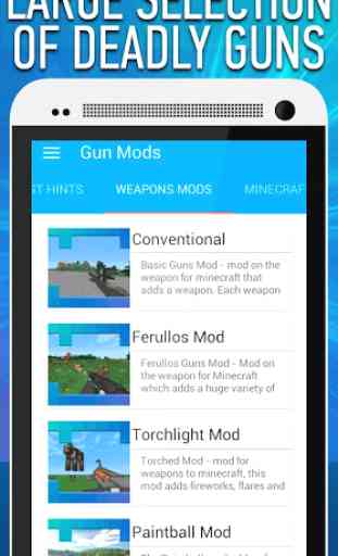 Weapon Mods for Minecraft PE 2
