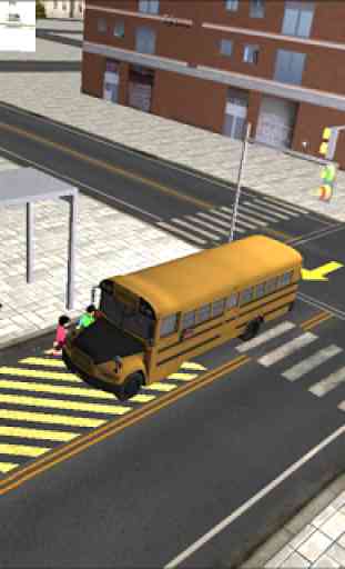 3D chauffeur de bus scolaire 2