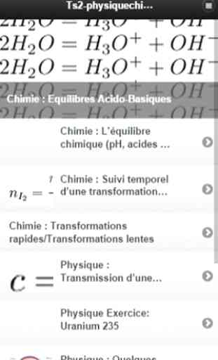 Antiseche Physique-Chimie TS 3