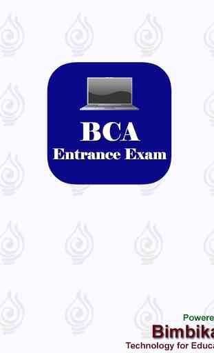 BCA Entrance Exam 1