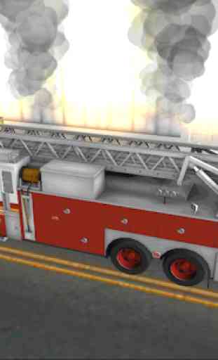 Camion de pompiers 3D 1