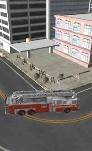 Camion de pompiers 3D 2