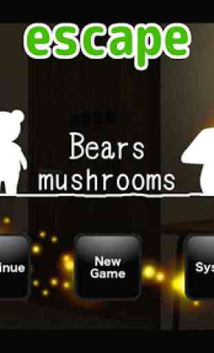 Escape Game Bears mushrooms 1