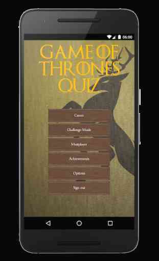 Fanquiz for Game of Thrones 2