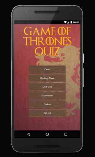Fanquiz for Game of Thrones 4