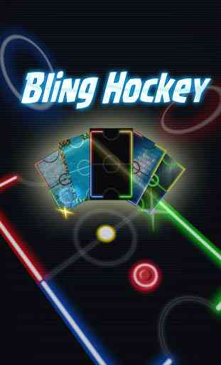 Glow Hockey Multiplayer 2