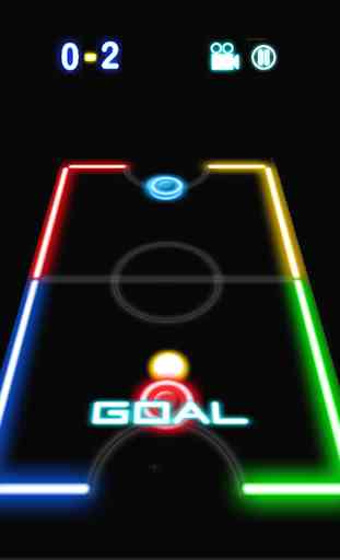 Glow Hockey Multiplayer 3