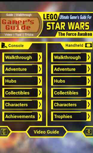 Guide for LEGO Star Wars: TFA 1