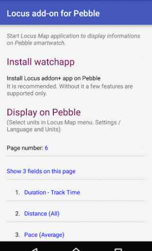 Locus - addon Pebble 3