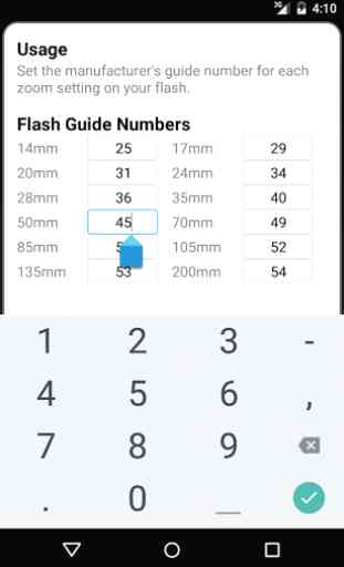 Manual Flash Calculator (Free) 3