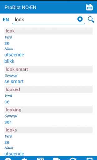 Norwegian - English dictionary 2