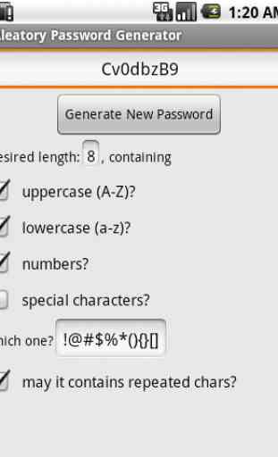 Password Generator Aléatoire 2