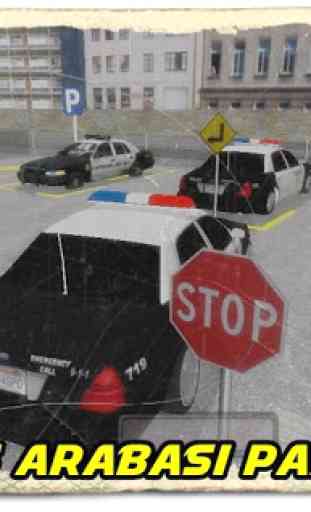 Polis Arabası Park Etme 3D 1