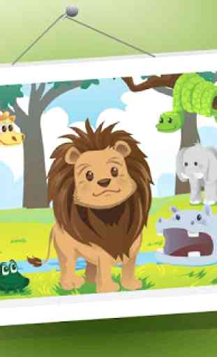 Puzzle d'enfants: Animals 3