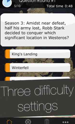 Quiz App for Game of Thrones 4