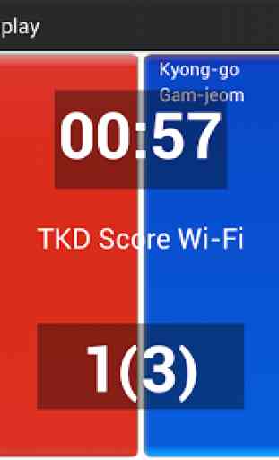 TKD Scoring Wi-Fi Display 4