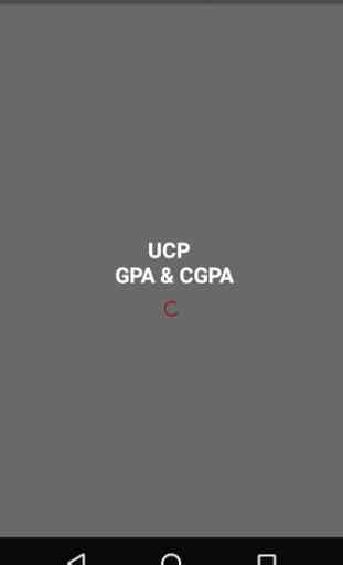 UCP GPA & CGPA Calculator 1