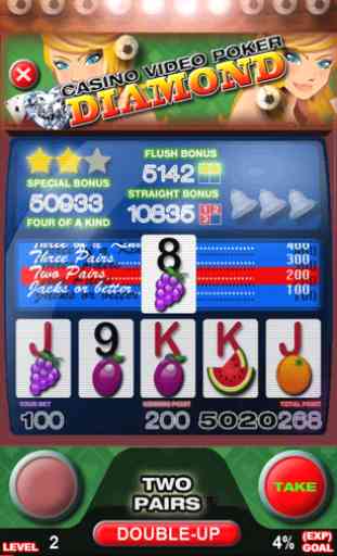 Video Poker Double Up 2