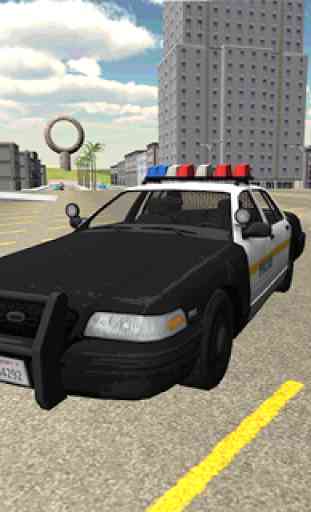 voiture de police de course 3D 2