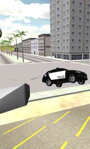 voiture de police de course 3D 3