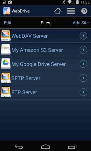 WebDrive, File Transfer Client 2