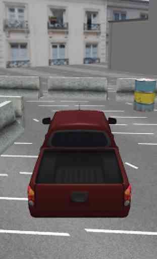 3D    voiture  parking 3