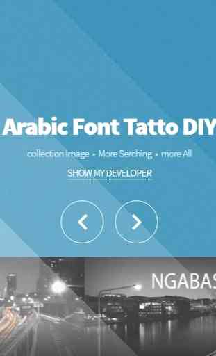 Arabic police Tatto DIY 1
