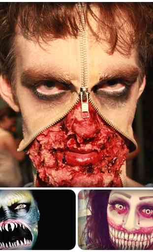 Crazy Evil Snapchat Makeup 1