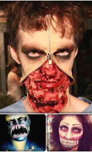Crazy Evil Snapchat Makeup 2