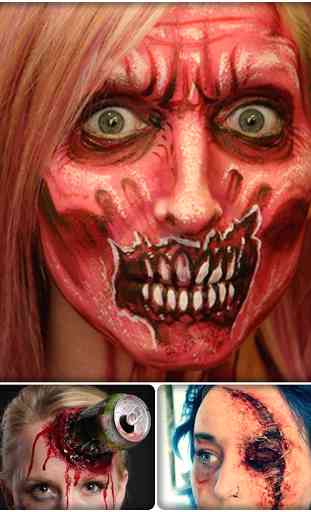 Crazy Evil Snapchat Makeup 3