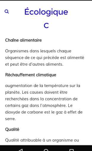 Dictionnaire l'environnement 4