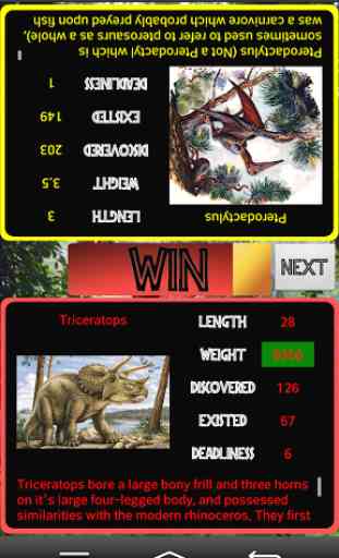 Dinosaur Trumps 4