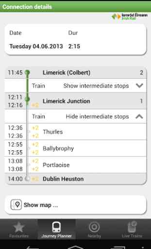 Iarnrod Eireann Irish Rail App 4