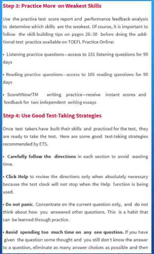 Learn TOEFL tips 3