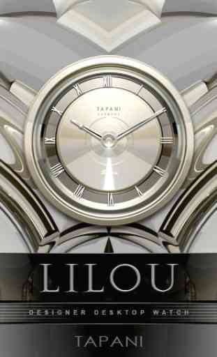 LILOU Designer Clock Widget 1