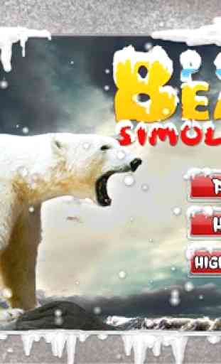 Polar Bear sauvage Attaque Sim 1