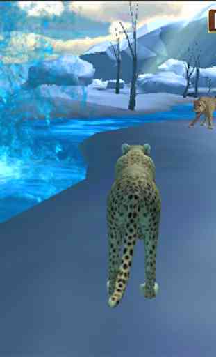 Wild Snow Leopard Attaque Sim 2