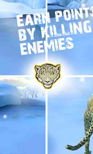 Wild Snow Leopard Attaque Sim 4