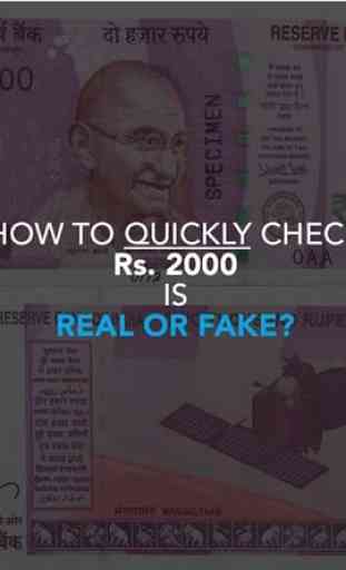 2000 Rs : Real or Fake? 1